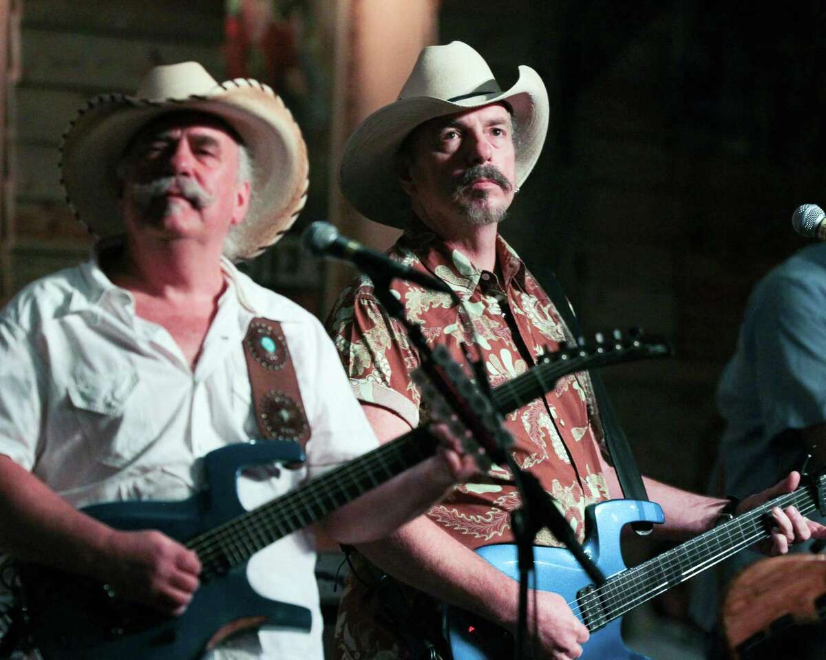The Bellamy Brothers performing at the Dosey Doe.