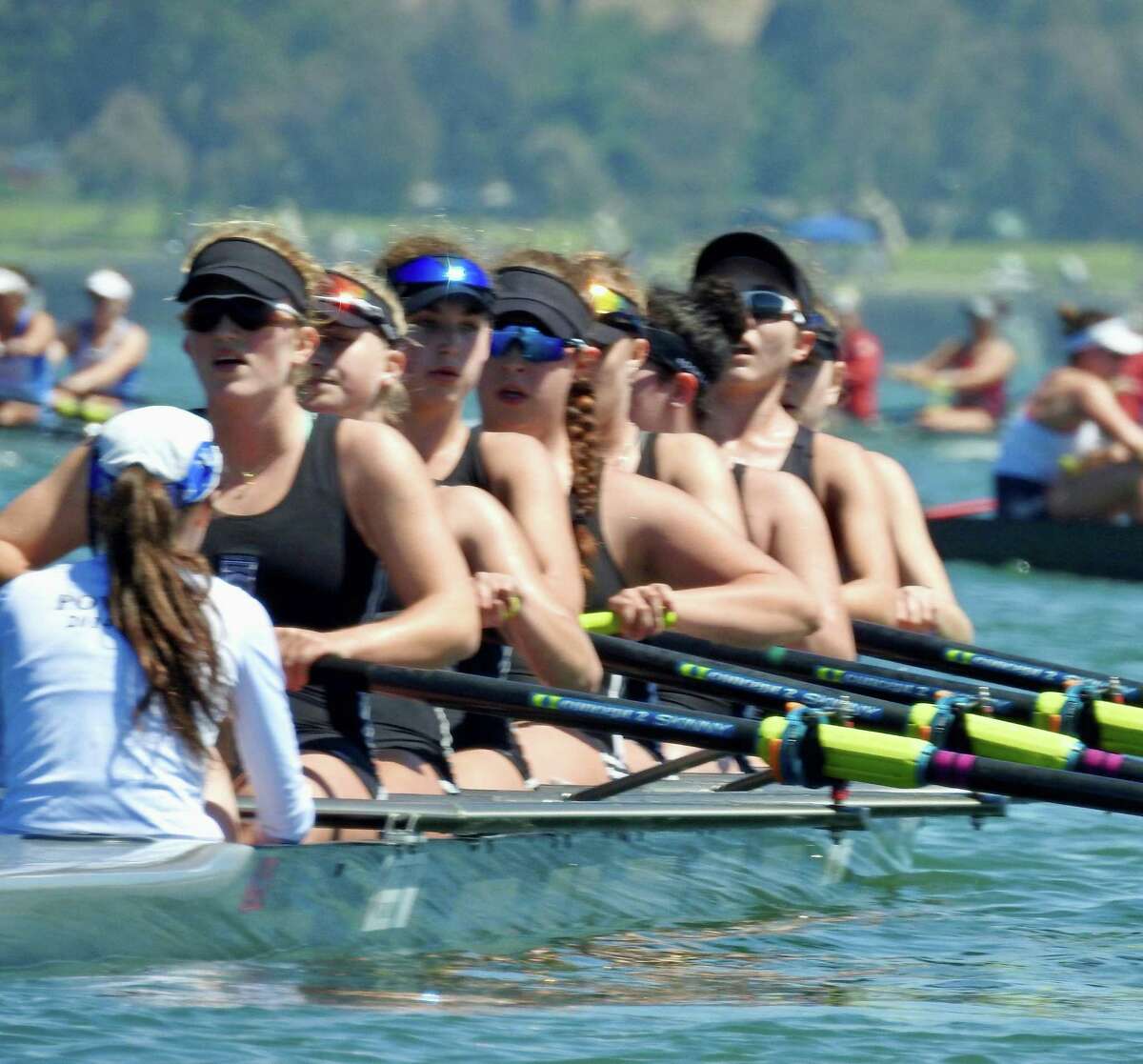 ROWING Number of U.S. high school athletes 2016-17: Men: 2,434    Women: 2,745 Number participating in college: Men: 6,043       Women: 3,001 (Note: Rowing is a sport with such a disproportionate number of club participants in high school that the percentage of high school rowers participating in college is difficult to accurately measure. Still, the opportunity to participate for the high school rower in college is obviously huge)