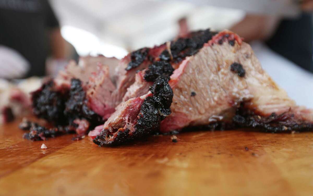 Brisket from Killen's Barbecue at the third annual Houston Barbecue Festival. The 2017 festival will be held April 9 at NRG Park.