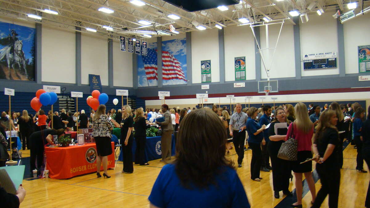 Almost 1,100 applicants attended last year's annual Professional Job Fair on April 8, 2016, hosted by Conroe Independent School District. The 2017 Professional Job Fair is on Saturday, April 8 from 9 a.m. to noon at The Woodlands College Park High School..