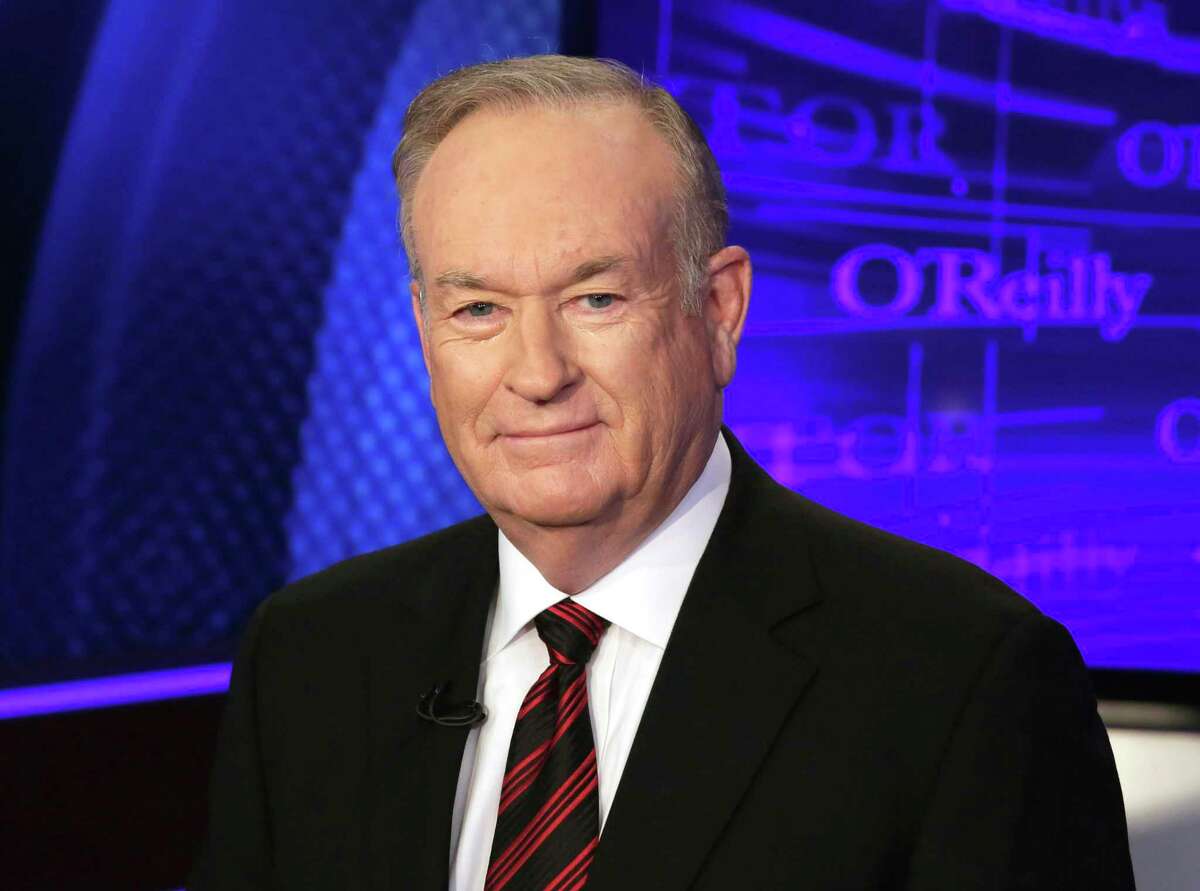 FILE - In this Oct. 1, 2015 file photo, Bill O'Reilly of the Fox News Channel program "The O'Reilly Factor," poses for photos in New York. OÂ?’Reilly didnÂ?’t discuss harassment allegations detailed against over the weekend in his first show back at work, Monday, April 3, 2017. A story on Sunday by The New York Times outlined how five women who said OÂ?’Reilly had either sexually harassed or verbally abused him had been paid a total of $13 million in settlements. (AP Photo/Richard Drew, File)
