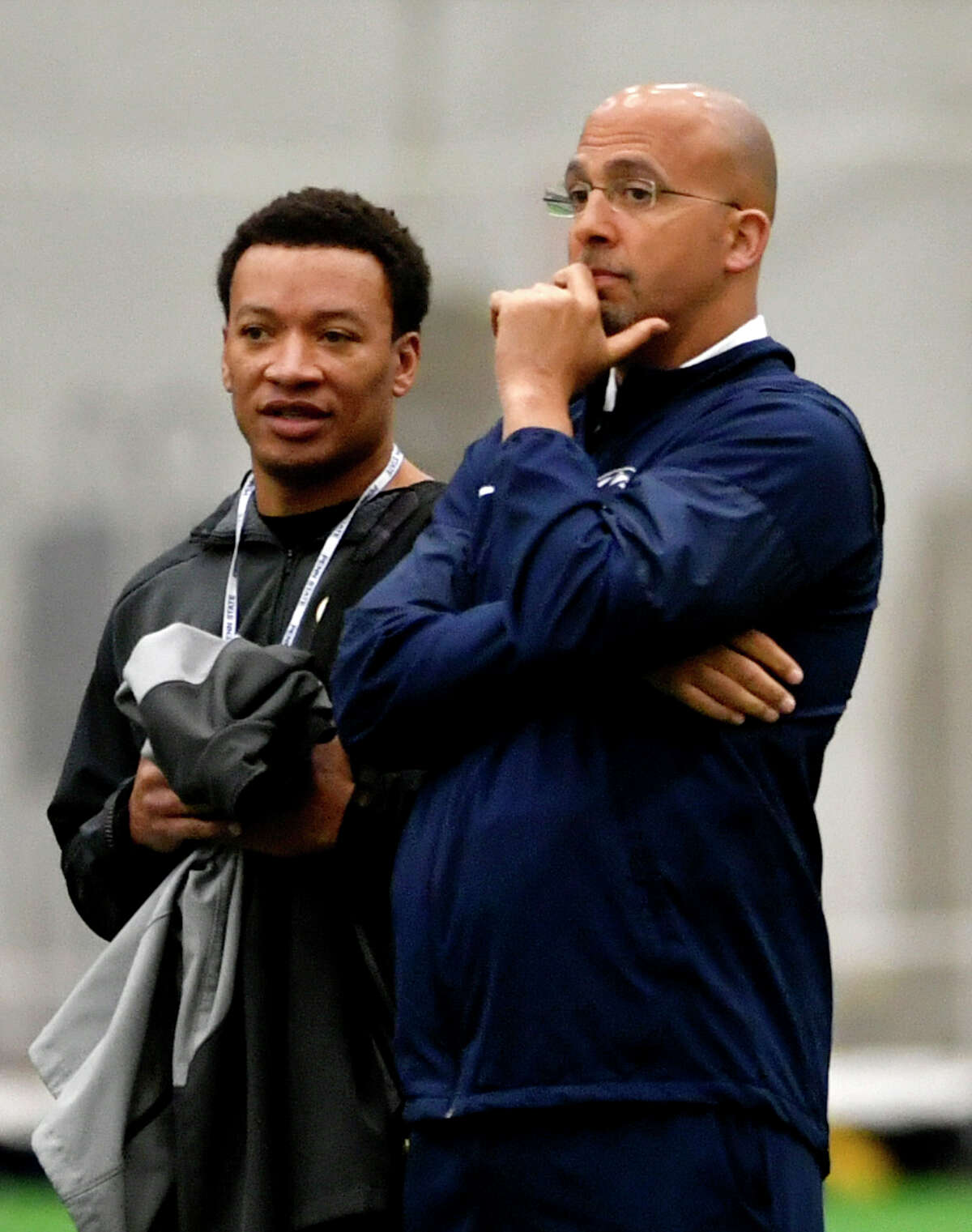 Penn State football coach surprises several of his players in classroom