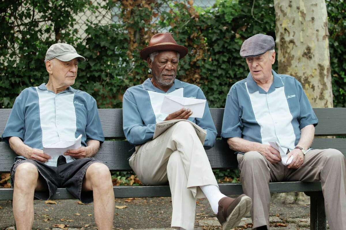 Alan Arkin, from left, Morgan Freeman and Michael Caine star in "Going in Style."