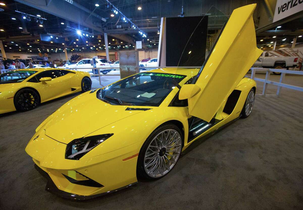 A Lamborghini at the Houston Auto Show at NRG Center, Thursday, April 6, 2017, in Houston.