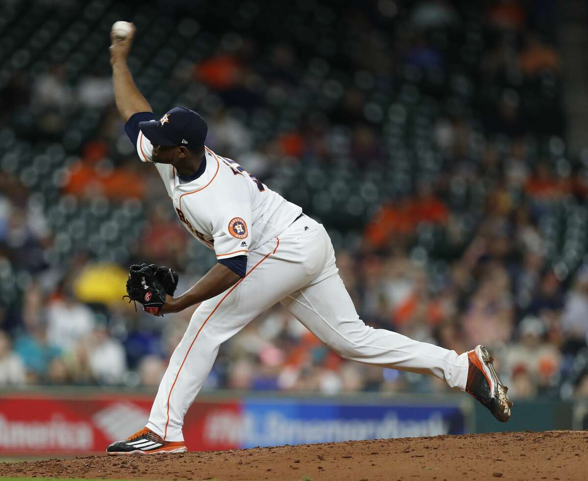 Astros relief pitcher Michael Feliz began a new rehab assignment on Monday.