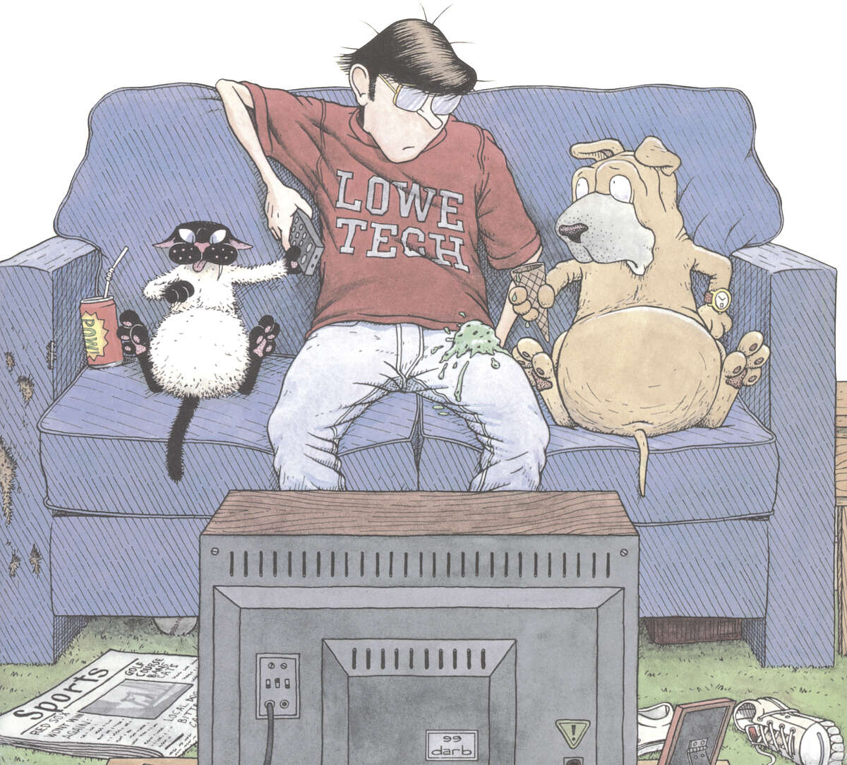 'Get Fuzzy' by Darby Conley takes a wry approach to being owned by a cat.