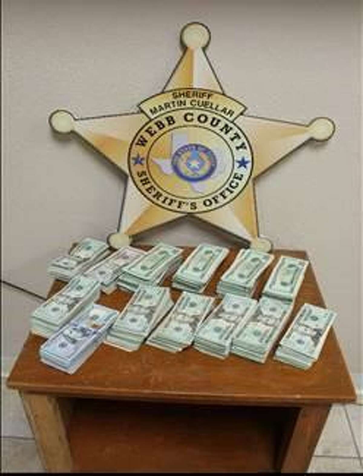 The Webb County Sheriff's Office seized more than $70,000 from a Dodge Dart.