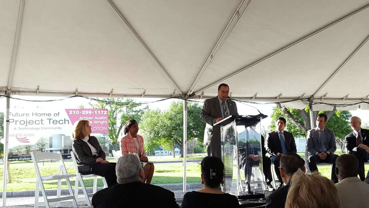City officials broke ground on 90,000 square foot building the city hopes will attract cybersecurity firms to the region. The $20 million facility, just blocks away from the headquarters of the 24th Air Force, is the first part of an initiative known as ?“Project Tech?” and represents another effort by San Antonio to harness region?’s military presence to boost its growing cyber industry.