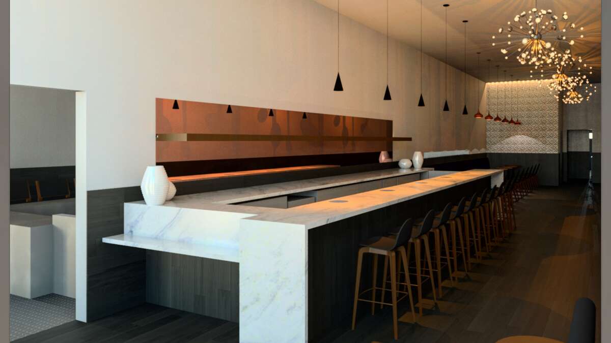 This is a rendering of C.D.P., the new bar that James Syhabout plans to open next door to Commis in Oakland. 
