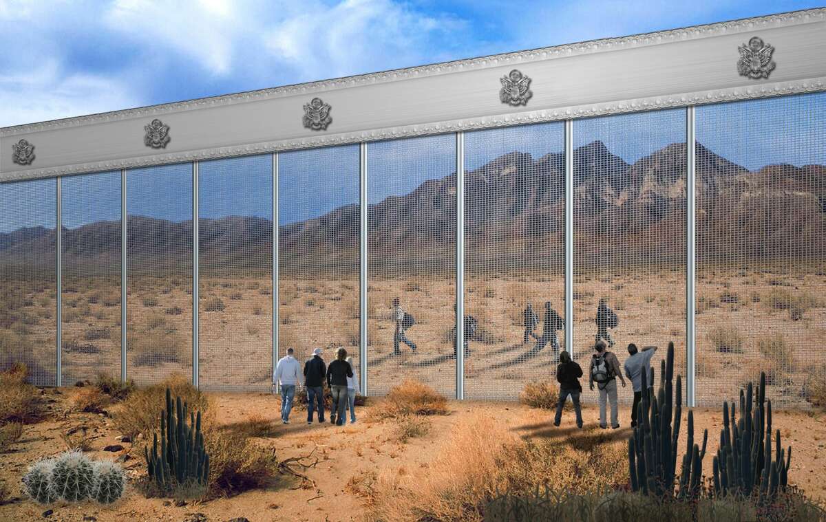 Border Wall designs Last week marked the deadline for companies to submit their designs for Trump's border wall.  Click through to see what companies have come up with for Trump's border wall.