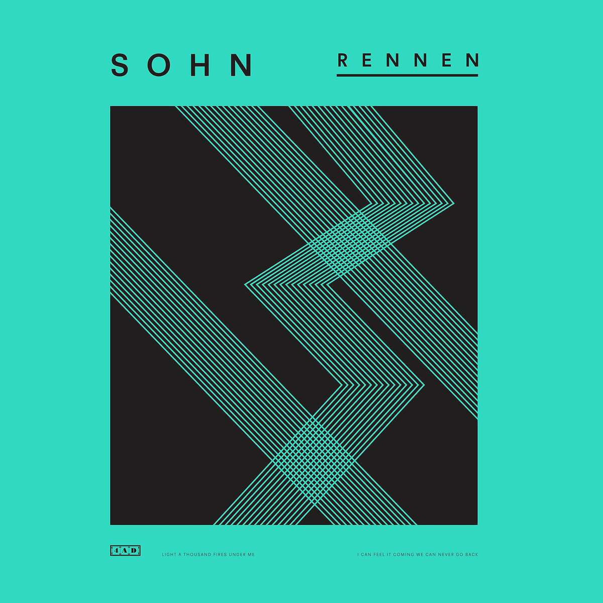Album artwork for SOHN's latest release, "Rennen."