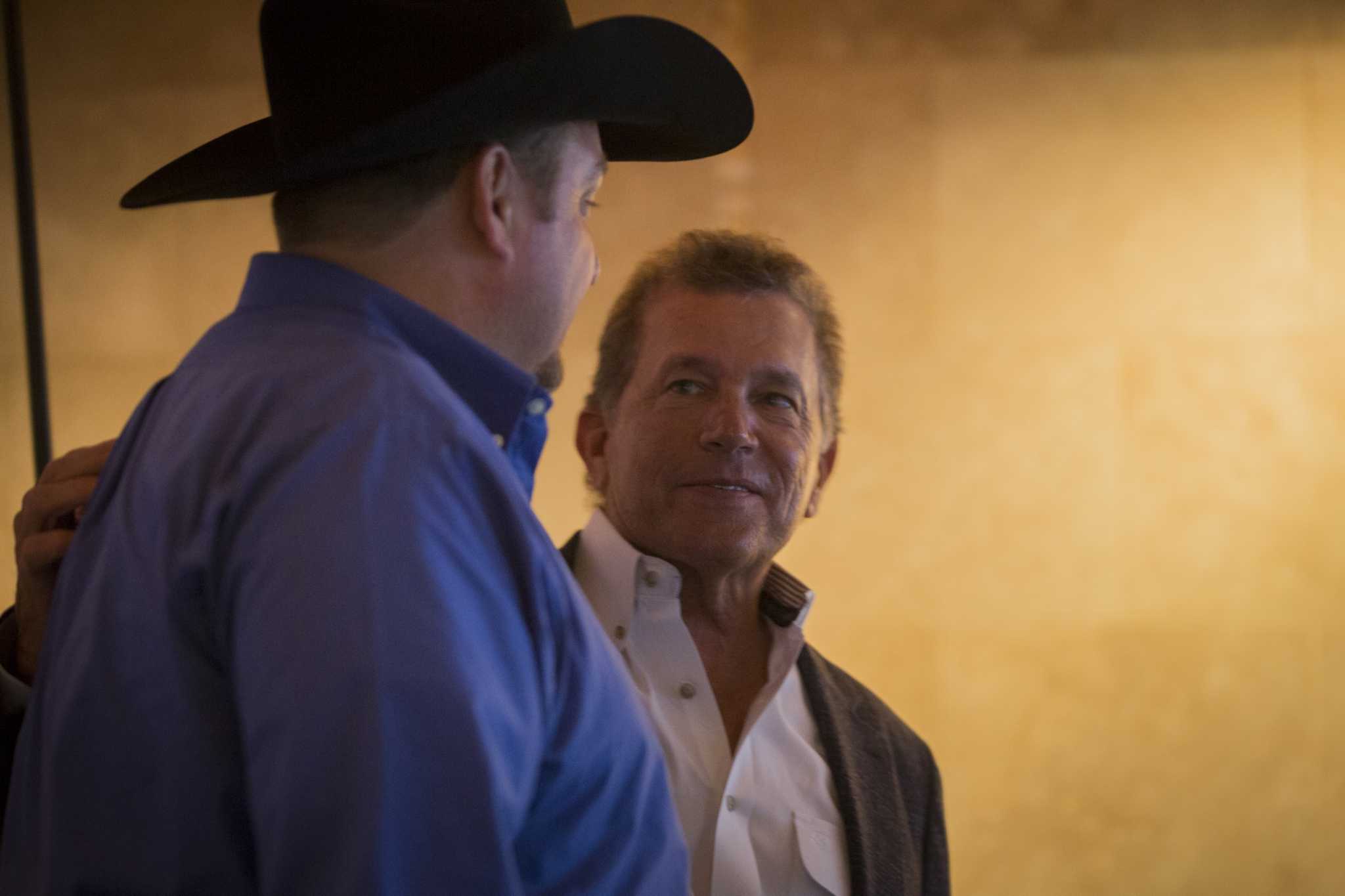 George Strait makes the rounds in Houston
