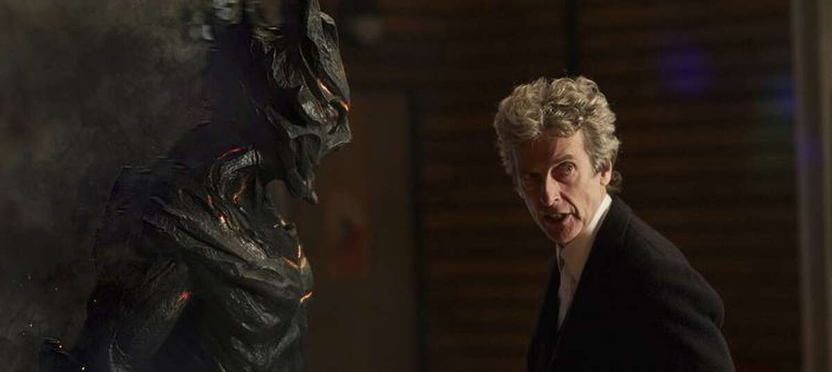 Peter Capaldi pops in for a cameo as Doctor Who.