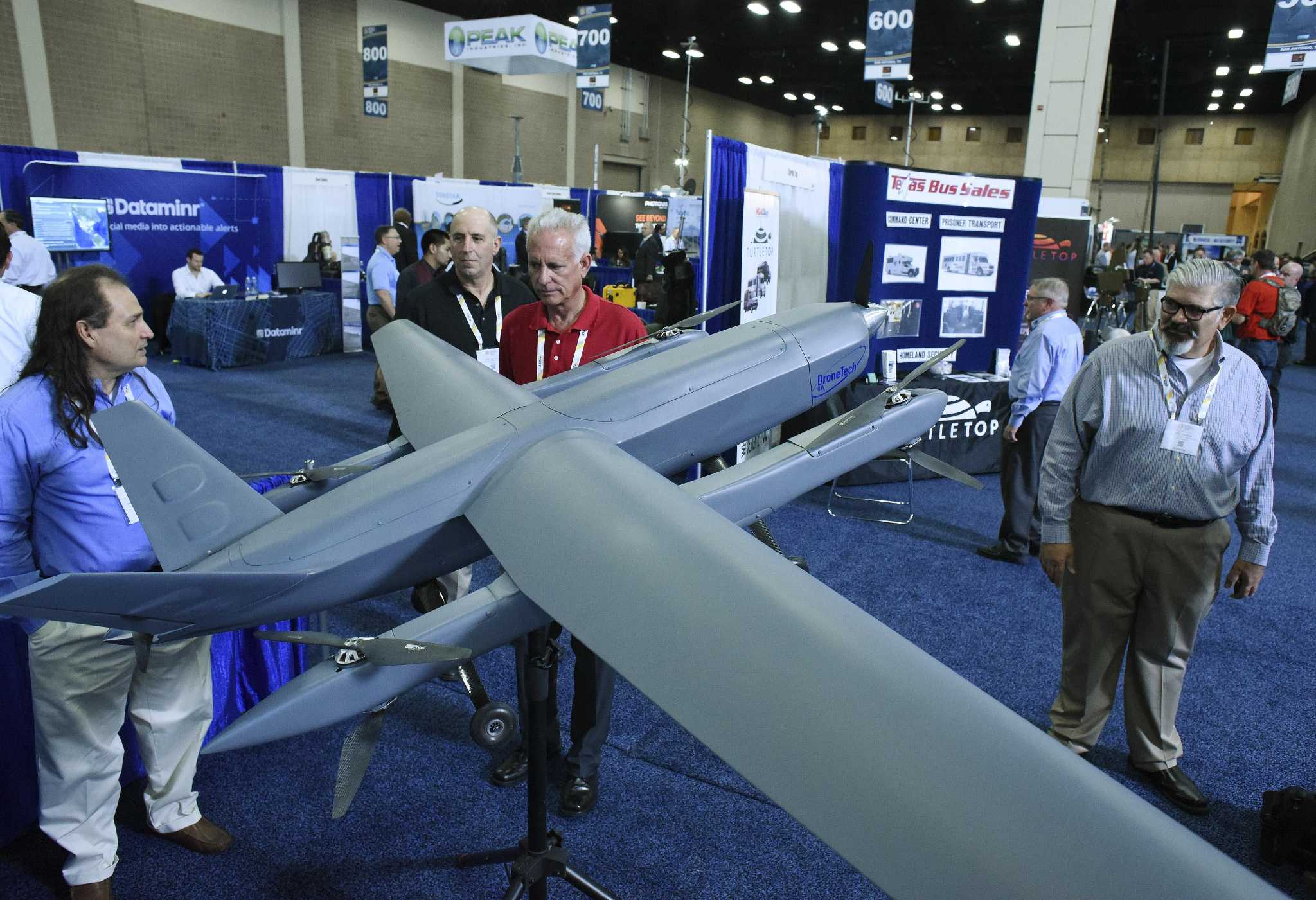 At Border Security Expo, contractors hawking drones, nightvision