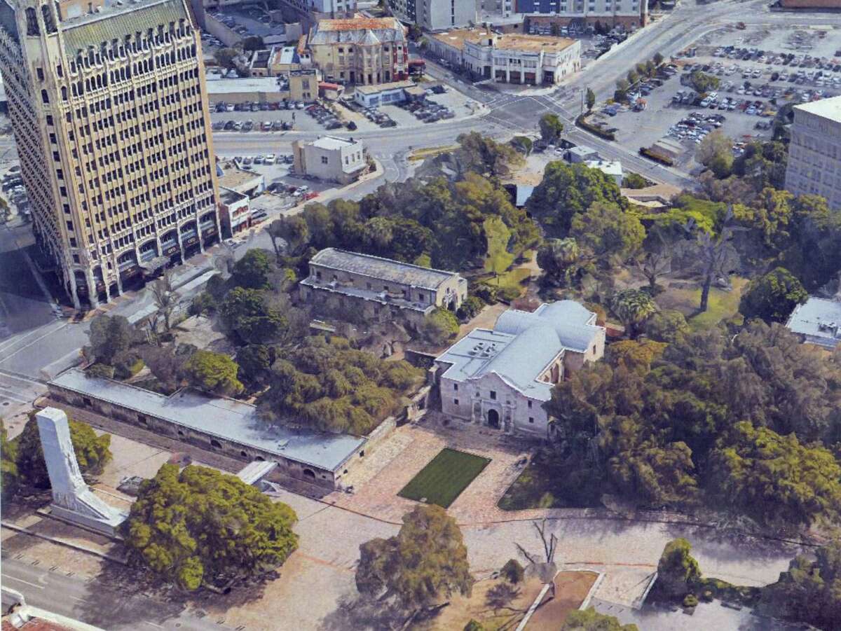 This is what Alamo Plaza looks like today.