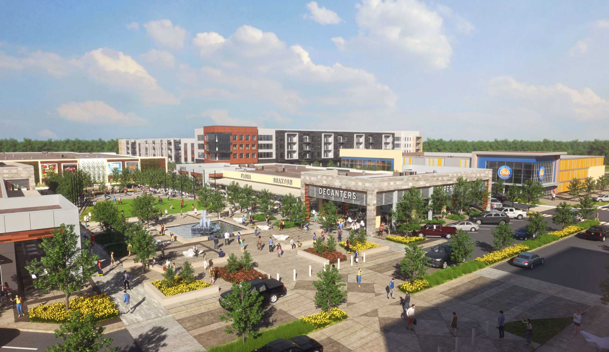 New renderings, tenant names released for Shenandoah retail and ...