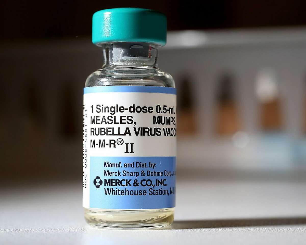 A dose of measles vaccine is seen at the Miami Children's Hospital on June 02, 2014 in Miami, Florida. The Centers for Disease Control and Prevention last week announced that in the United States they are seeing the most measles cases in 20 years as they warned clinicians, parents and others to watch for and get vaccinated against the potentially deadly virus.