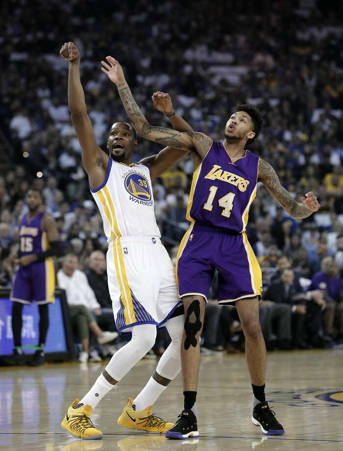 Kevin Durant impresses as Warriors rout Lakers - SFGate