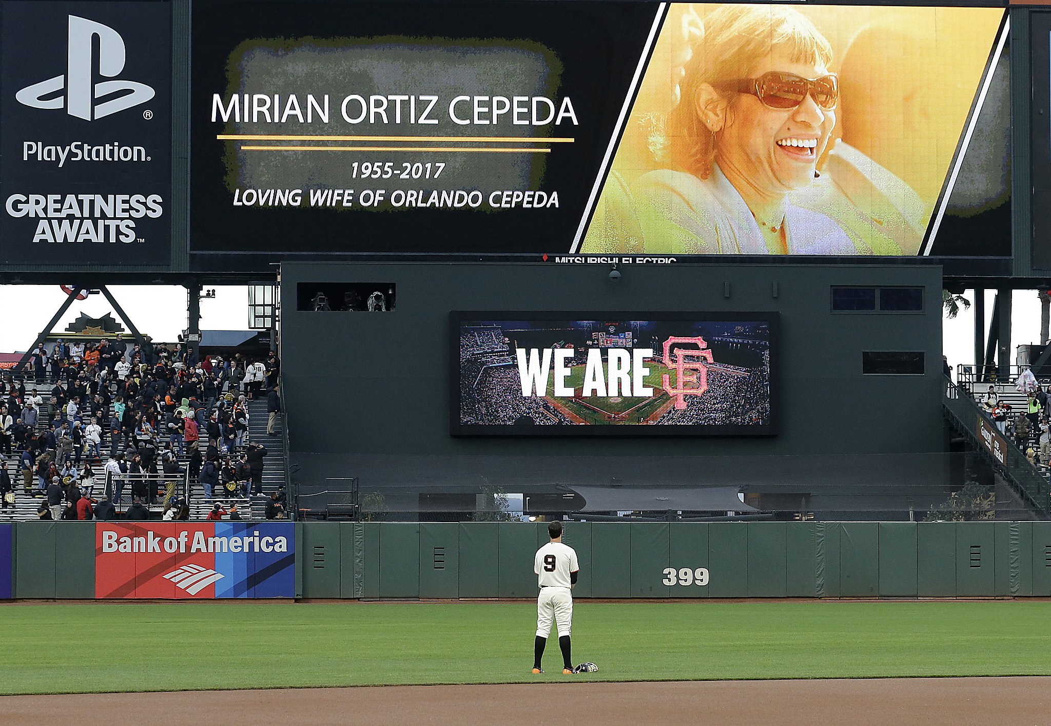 Wife of Giants' Hall of Famer Orlando Cepeda dies of pneumonia