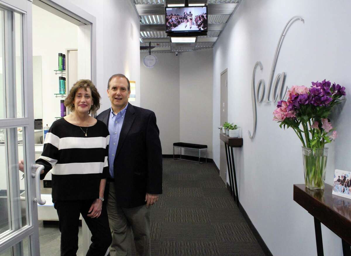 Westport couple, Holly and Rich Bobrow, opened their second Sola Salon Studios in Wilton at 5 River Road.