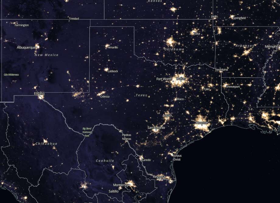 New NASA images show Texas at night clearer than ever Houston Chronicle