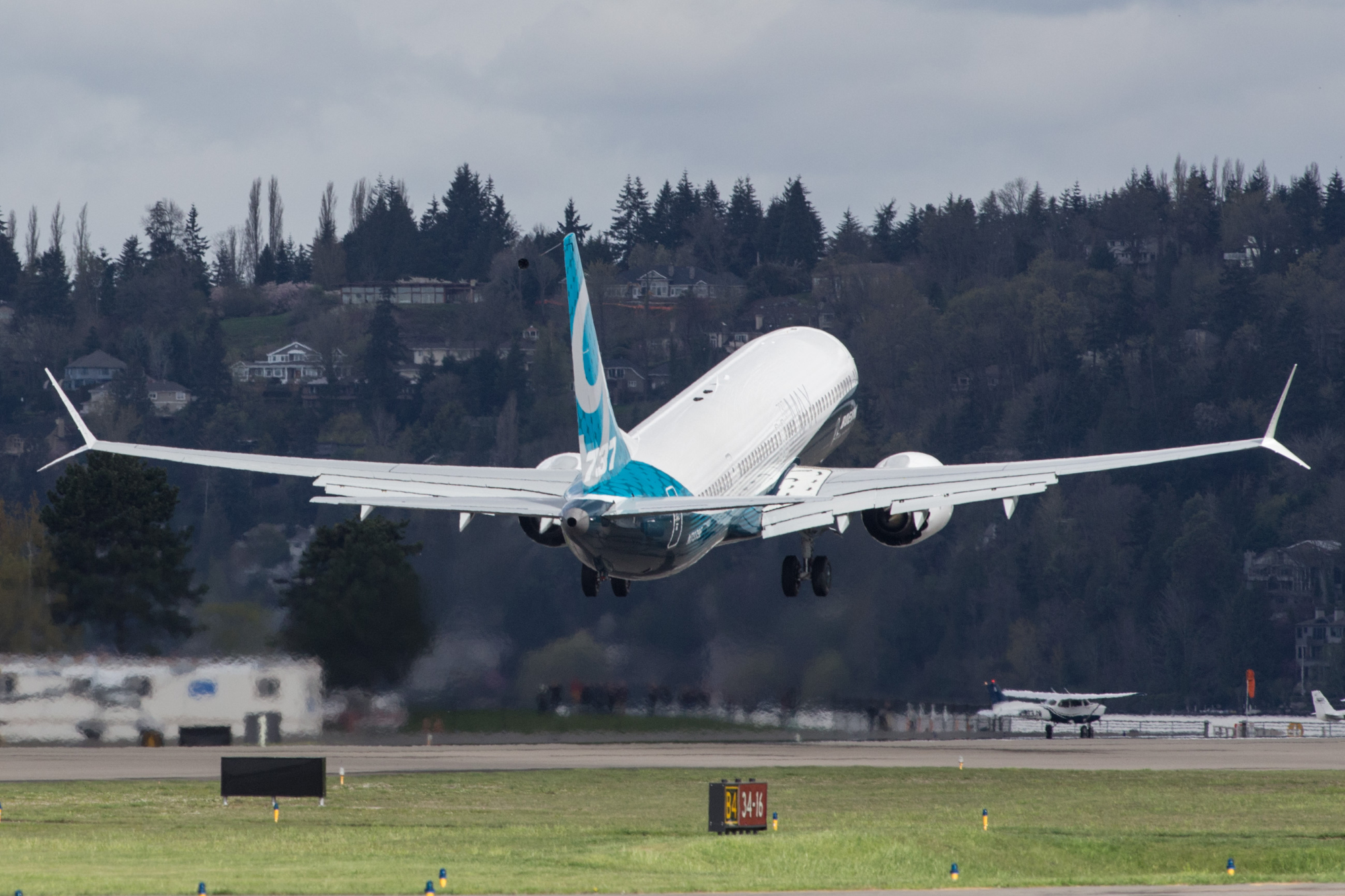 Boeing's newest 737 completes first flight