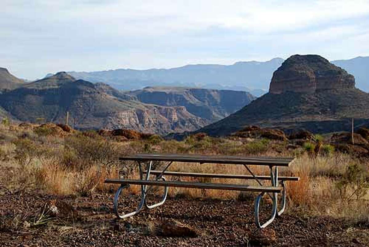 Take a look at the best campsites to claim at Texas state parks in the following gallery. Big Bend Ranch Sate Park, Guale 2 Where: Presidio Cost: $8/nightThe four-wheel drive road leads to a site atop a bluff with "spectacular views," surrounded by mountains, said park superintendent Karl Flocke.