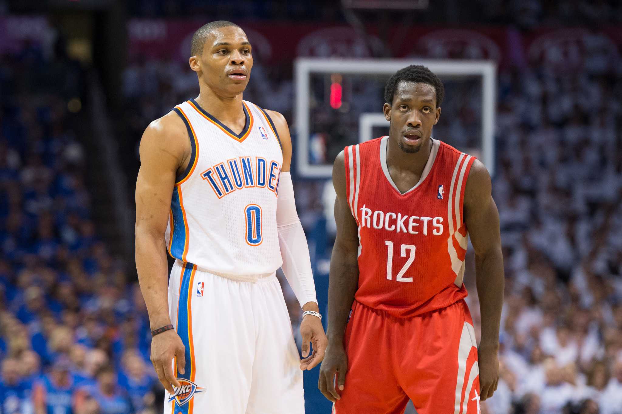 The real matchup Pat Beverley vs. Russell Westbrook Houston Chronicle