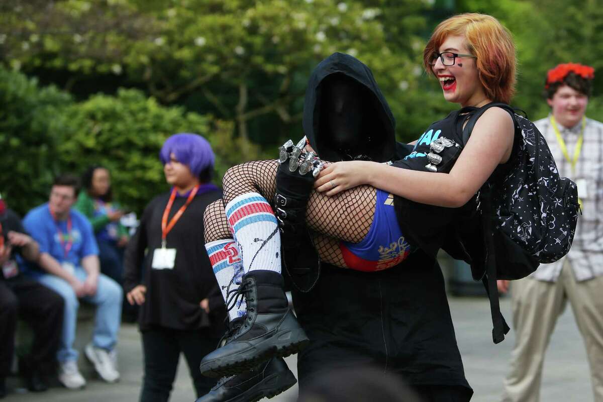 Cosplayers gather in Seattle for the annual SakuraCon anime convention