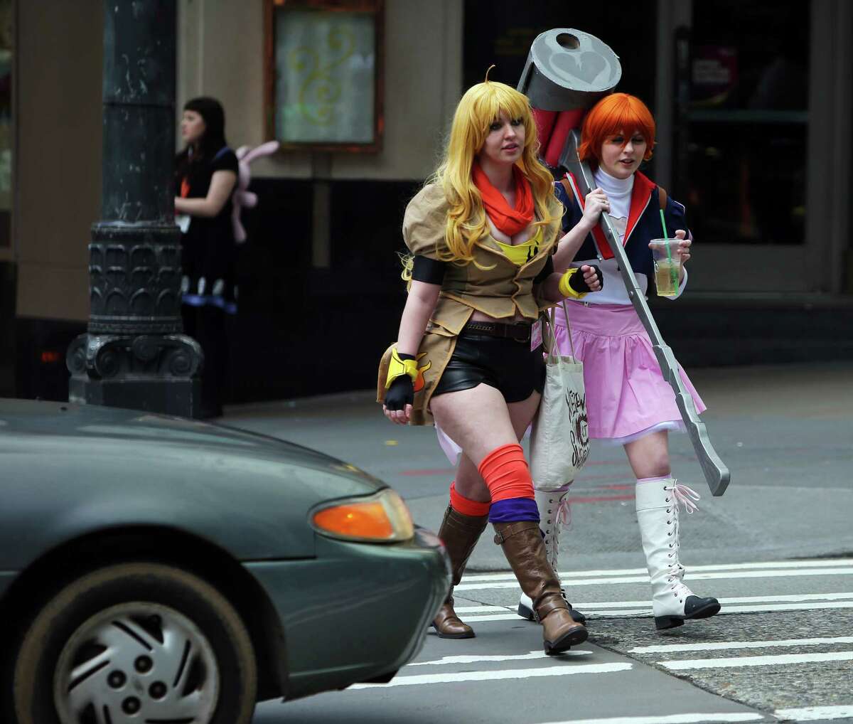 Cosplayers gather in Seattle for the annual SakuraCon anime convention