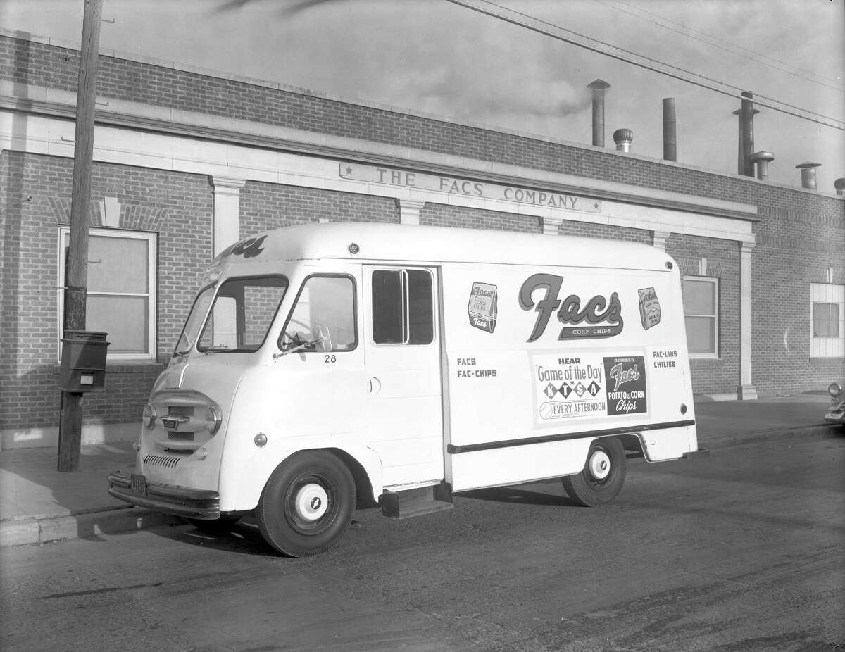 Facs Chips truck outside of the Facs Company at 423 Carolina Street.