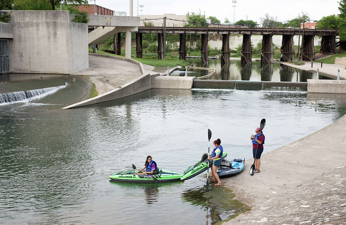 Stopping at Roosevelt Park means easy access to fun activities on the San Antonio River.