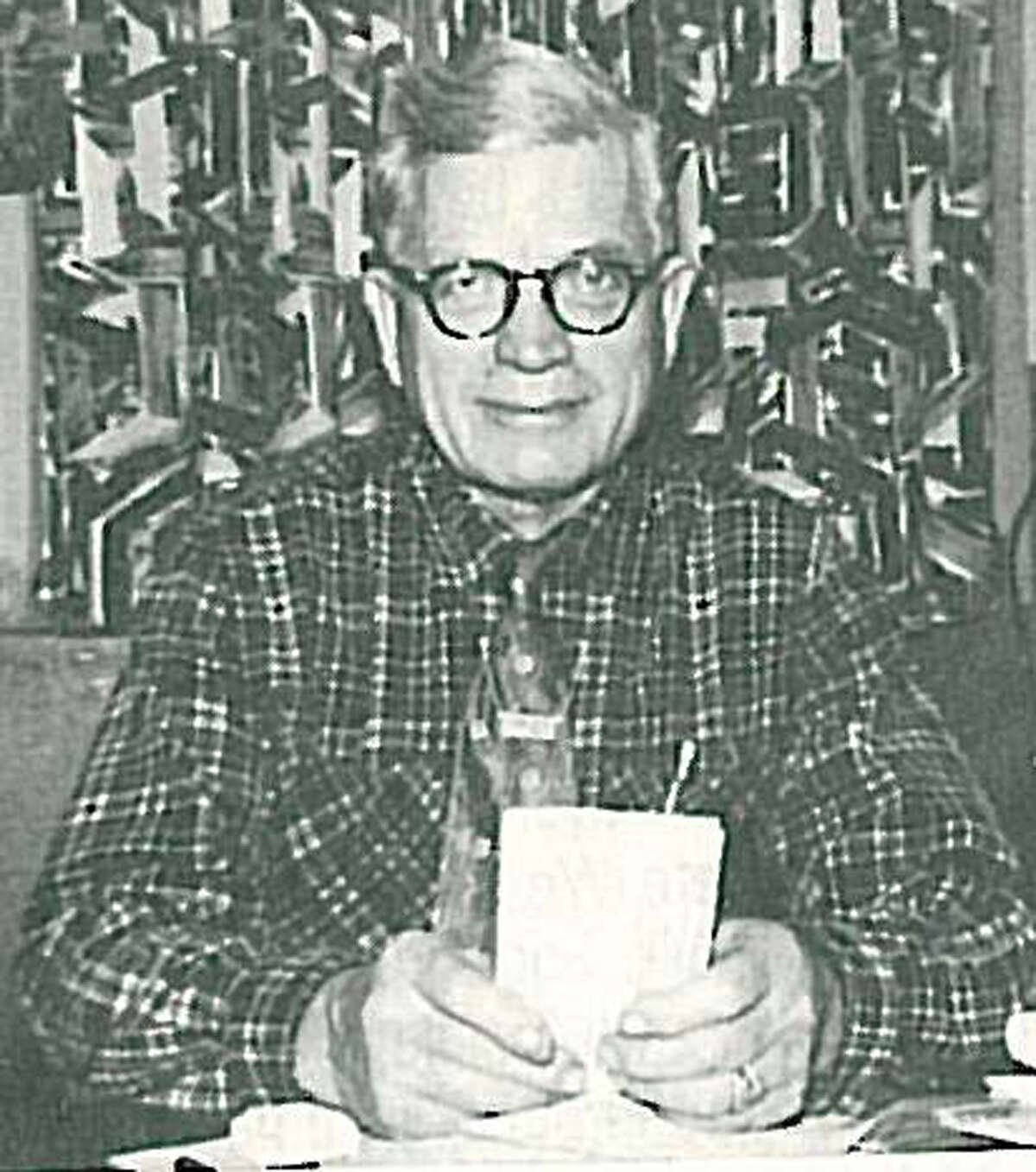 O. Etheridge in his later years. A former owner of The Courier, he later got his law degree and practiced law in Conroe from 1934 up until his death in Dec. 1977.