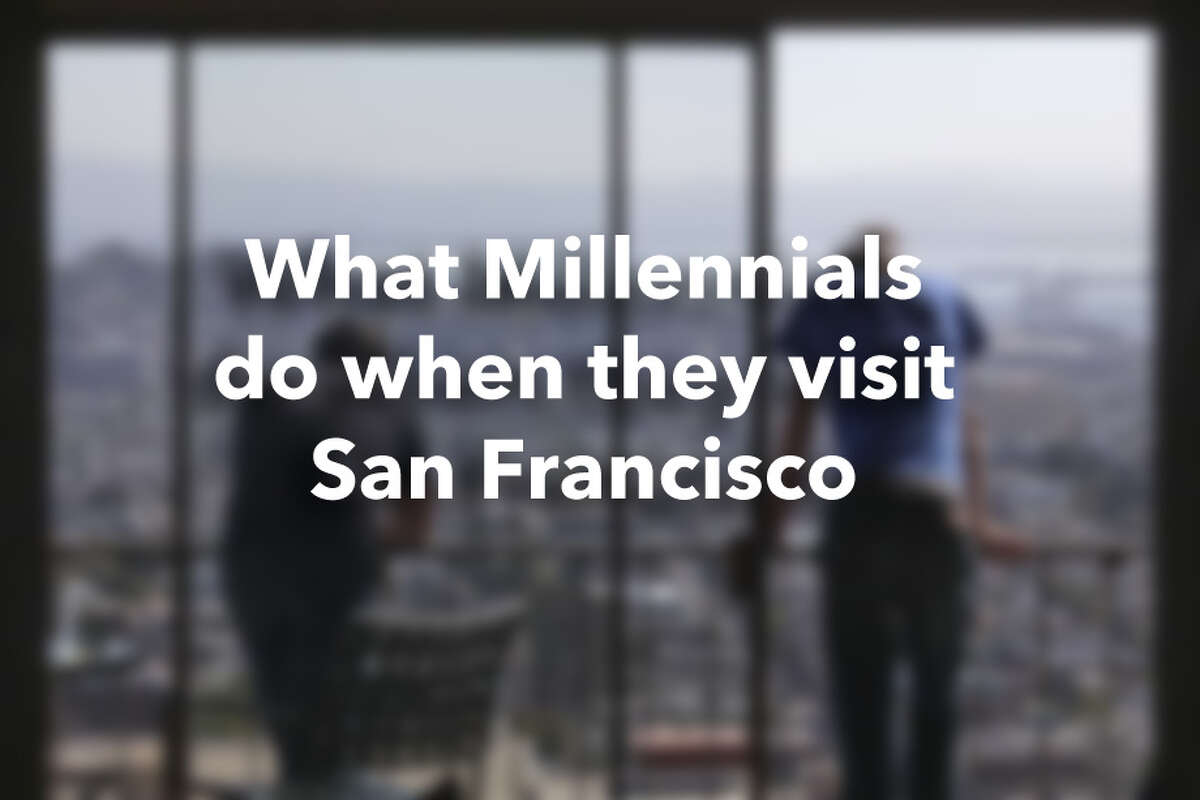 What do Millennials do when they visit San Francisco?