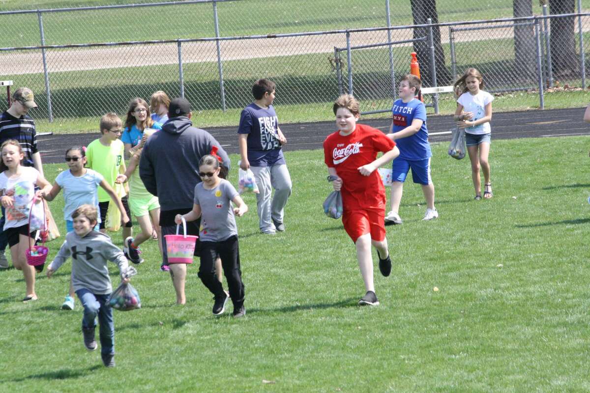 The Cass City Missionary Church sponsored the local egg hunt. It put out about 3,700 eggs for eager children to collect.