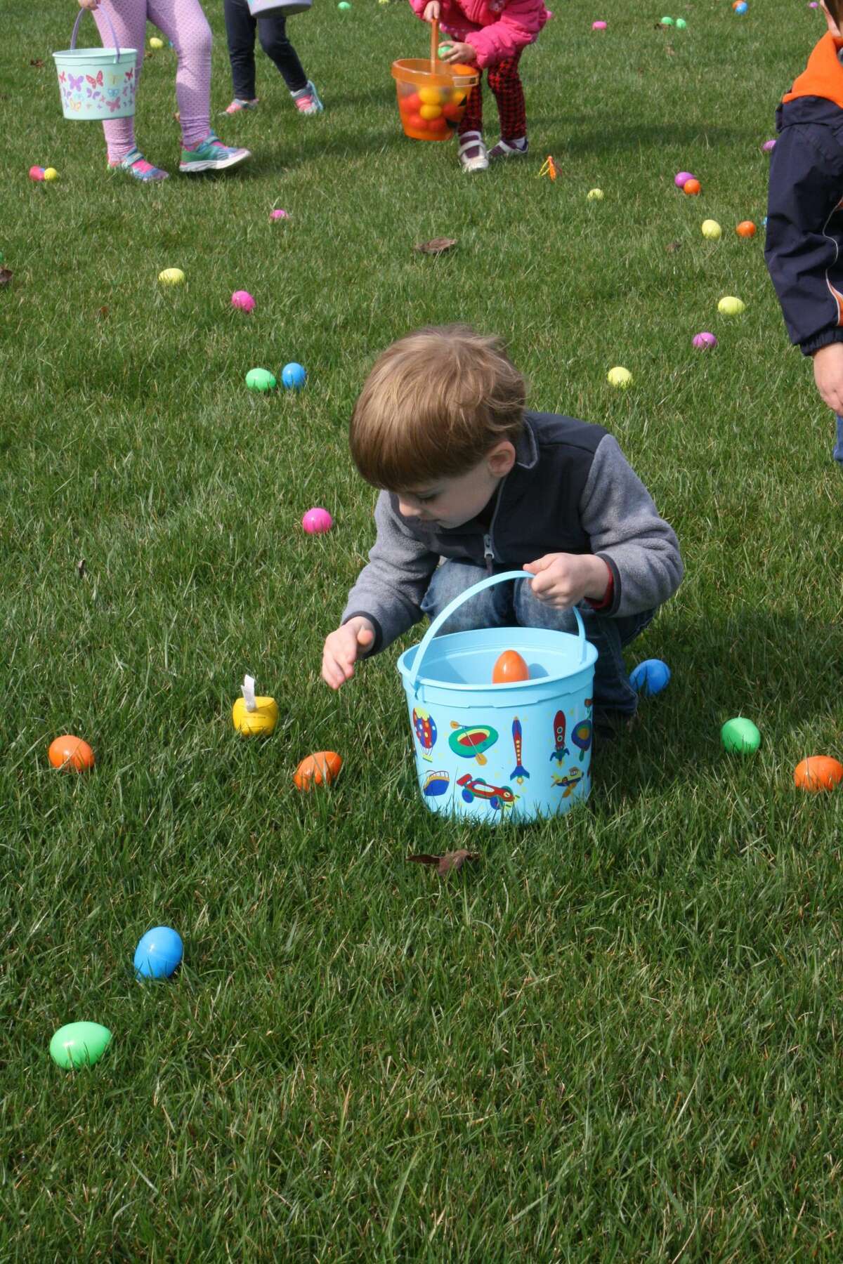 The Pigeon Chamber of Commerce sponsored Saturday’s Easter egg hunt in Pigeon.