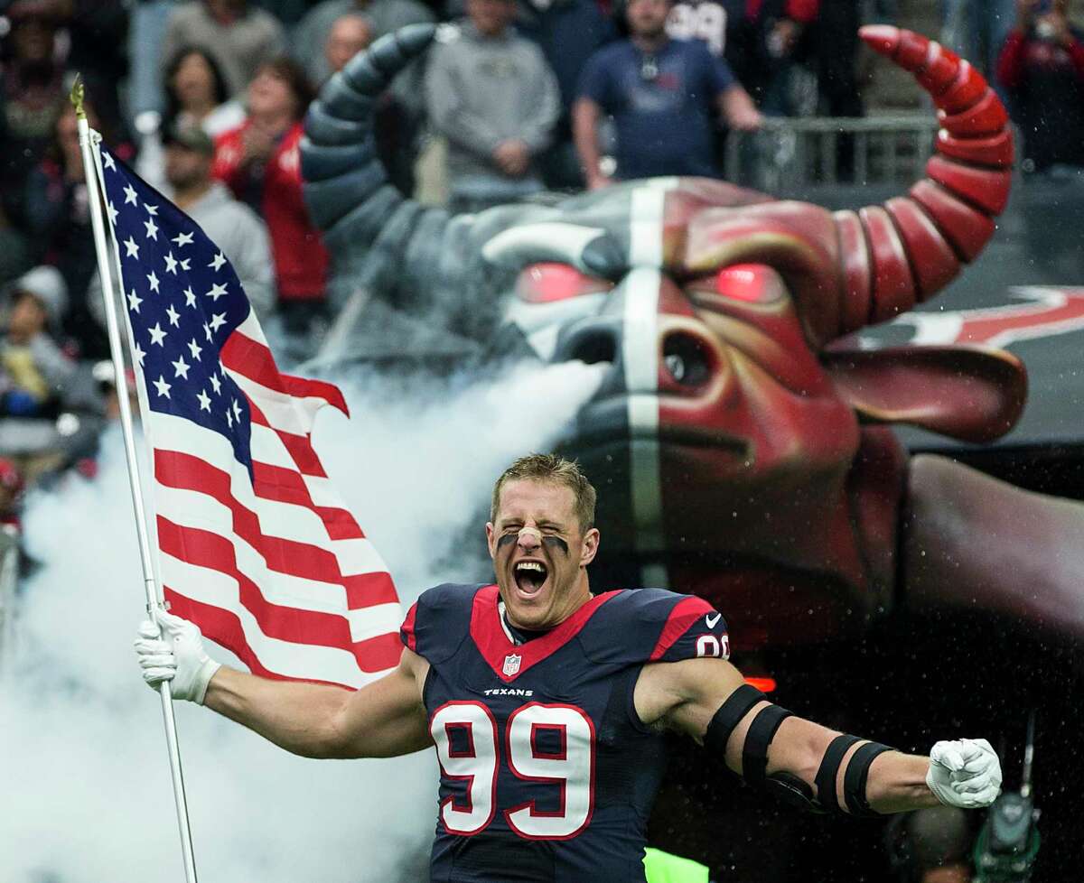 Football Art Houston Texans Player JJ Watt J.J.Watt J. J. Watt