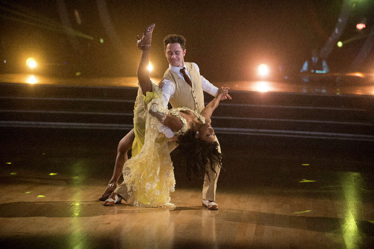 Normani Kordei and Simone Biles hit a 'Dancing' Disney high