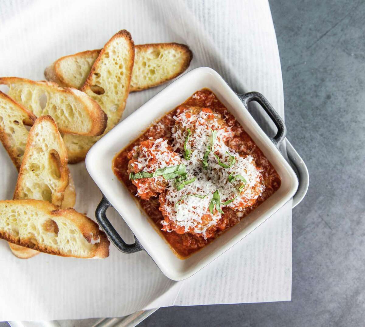 Damian's Cucina Italiana will host the Meatball Brawl, a competition  to determine Houston's best meatballs on April 23 from 1 to 4 p.m. at Damian's, 3011 Smith. Shown:  Pi Pizza meatballs.