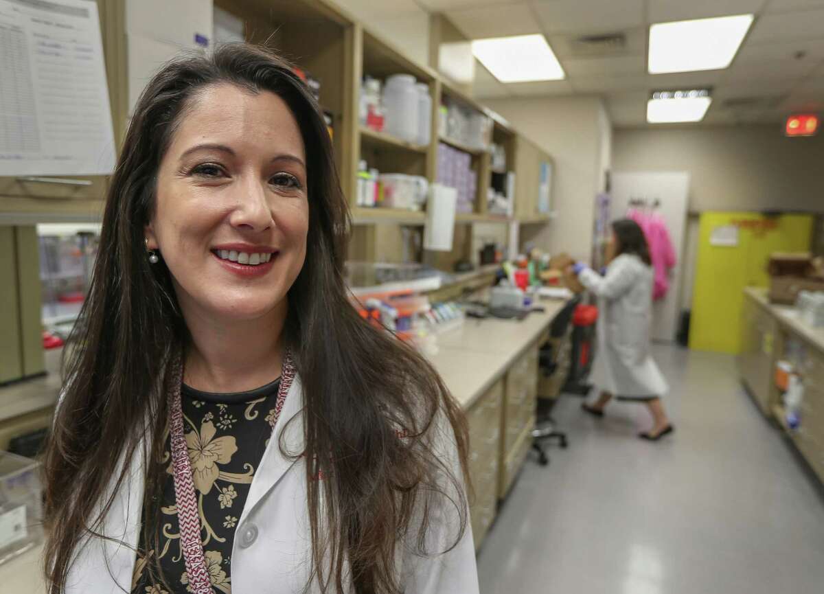 Dr. Ruth Ann Luna, assistant professor of pathology and immunology at Baylor College of Medicine and director of medical metagenomics at the Texas Children's Microbiome Center Wednesday, March 29, 2017, in Houston. Luna is leading a study investigating why some children with autism spectrum disorder experience changes in their autism symptoms when taking antibiotics. ( Steve Gonzales / Houston Chronicle )