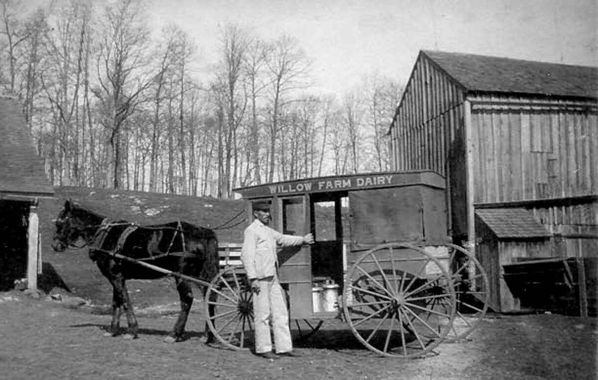 The Greater New Milford area has a rich farming history. Among the farms in New Milford was Willow Farm Dairy. Art Bostwick prepares for a ride for the farm circa 1900 in the above photograph. If you have a “Way Back When” photo to share, contact Deborah Rose at drose@newmilford.com or 860-355-7324.
