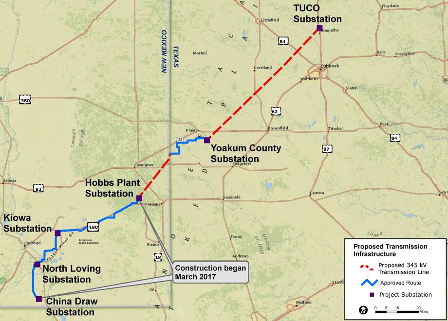 Xcel starts work on transmission line - Plainview Herald