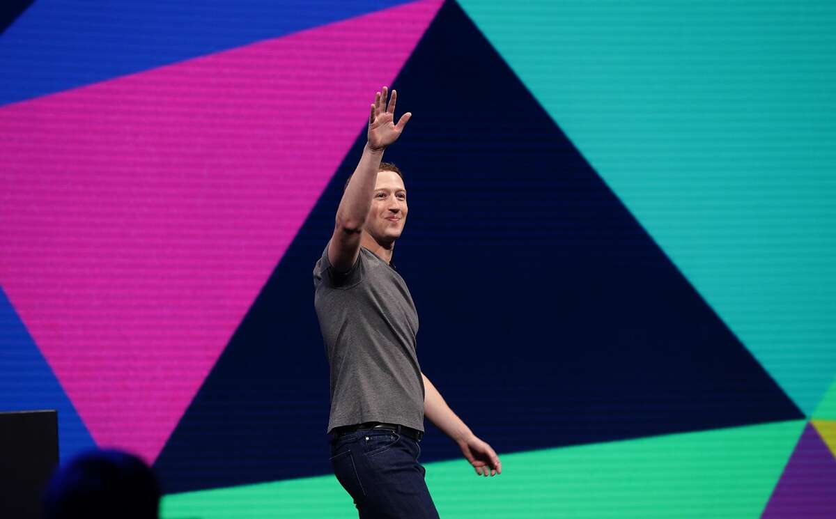 Facebook Chairman and CEO Mark Zuckerberg delivers the keynote address to kick off the F8 Facebook' Developer Conference in San Jose, Calif. on Tues. April 18, 2017.