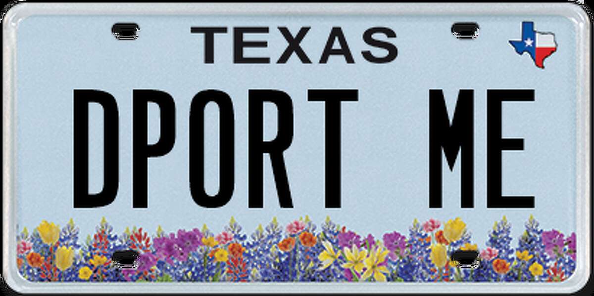 License plates rejected by the Texas DMV in 2017