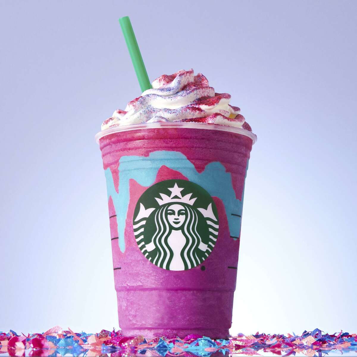 Starbucks says its newest beverage, Unicorn Frappuccino, not only changes colors with a stir of the straw, but flavors as well.