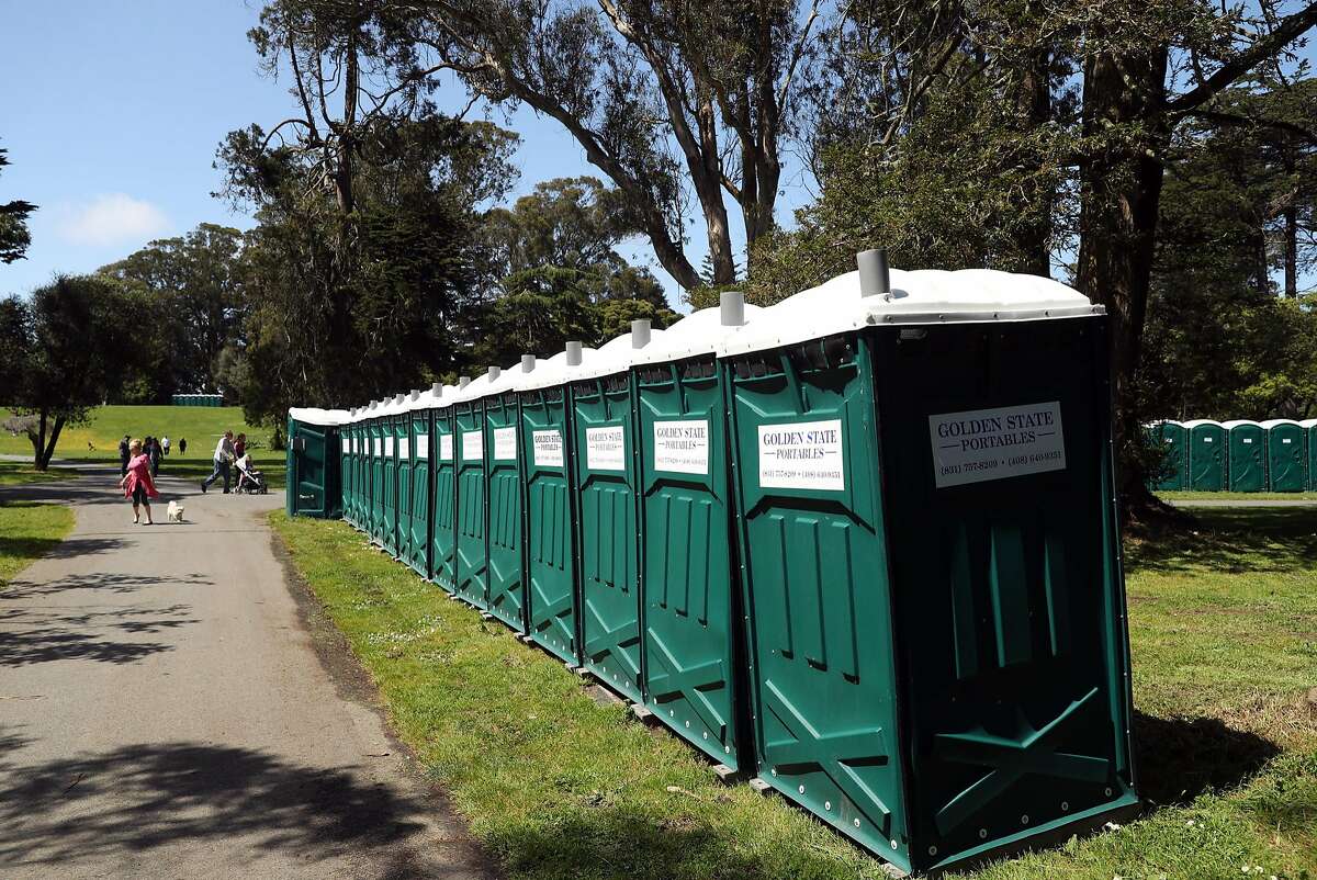 Gust sends Porta Potties 100 feet in air; foul mist descends on parkgoers