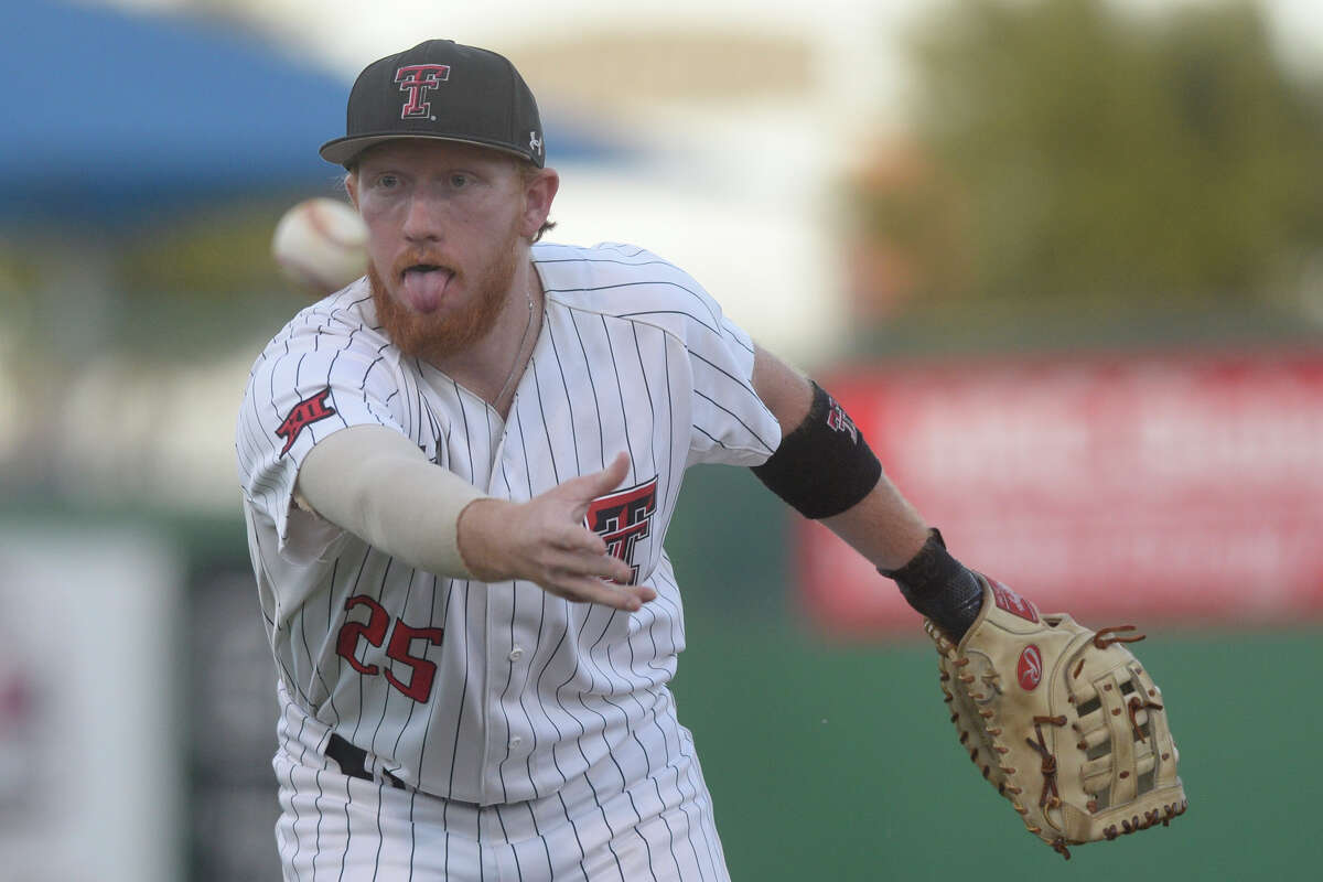 Custom Texas Tech Red Raiders Baseball Jersey Cody Farhat Michael