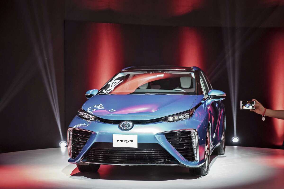 The Class 8 truck prototype being tested in Los Angeles is the latest indication Toyota intends to maintain a leading position in the nascent fuel-cell vehicle market. The carmaker put its Mirai fuel-cell sedan, shown here, on display Tuesday in China ahead of the Shanghai auto show as it jostles with the likes of Hyundai and Honda in the race to dominate the sector seen as a possible new frontier in greener transportation.