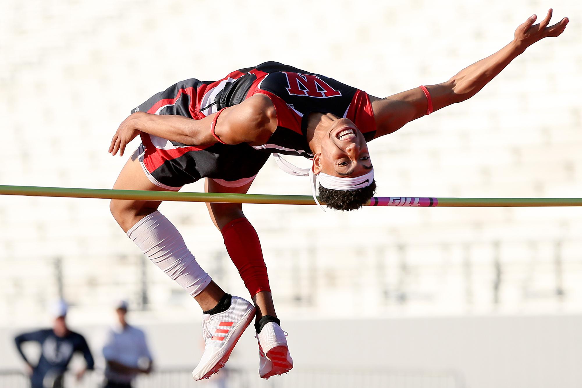 Wagner’s Anderson lets big mark ride to triple jump title
