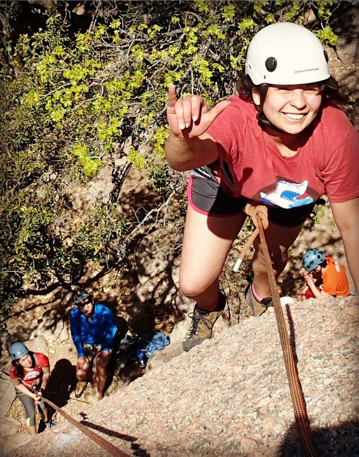 Outdoor Pursuits students and staff lead such trips as rock climbing for their peers and learn leadership, teaching and risk management skills that help them in all aspects of their lives.